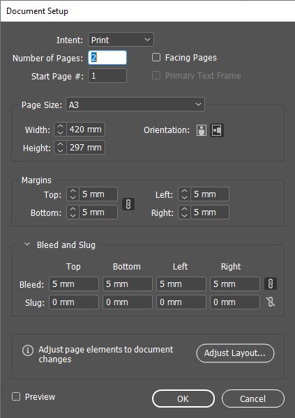 indesign adding crop marks